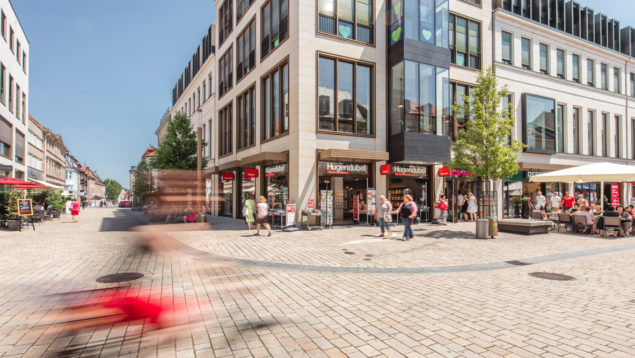 Pop-Up Store Fürth Außenansicht